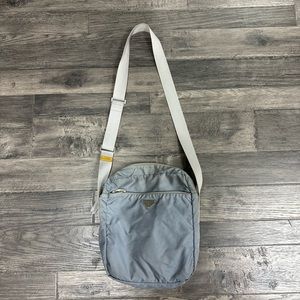 Prada nylon messenger crossbody bag